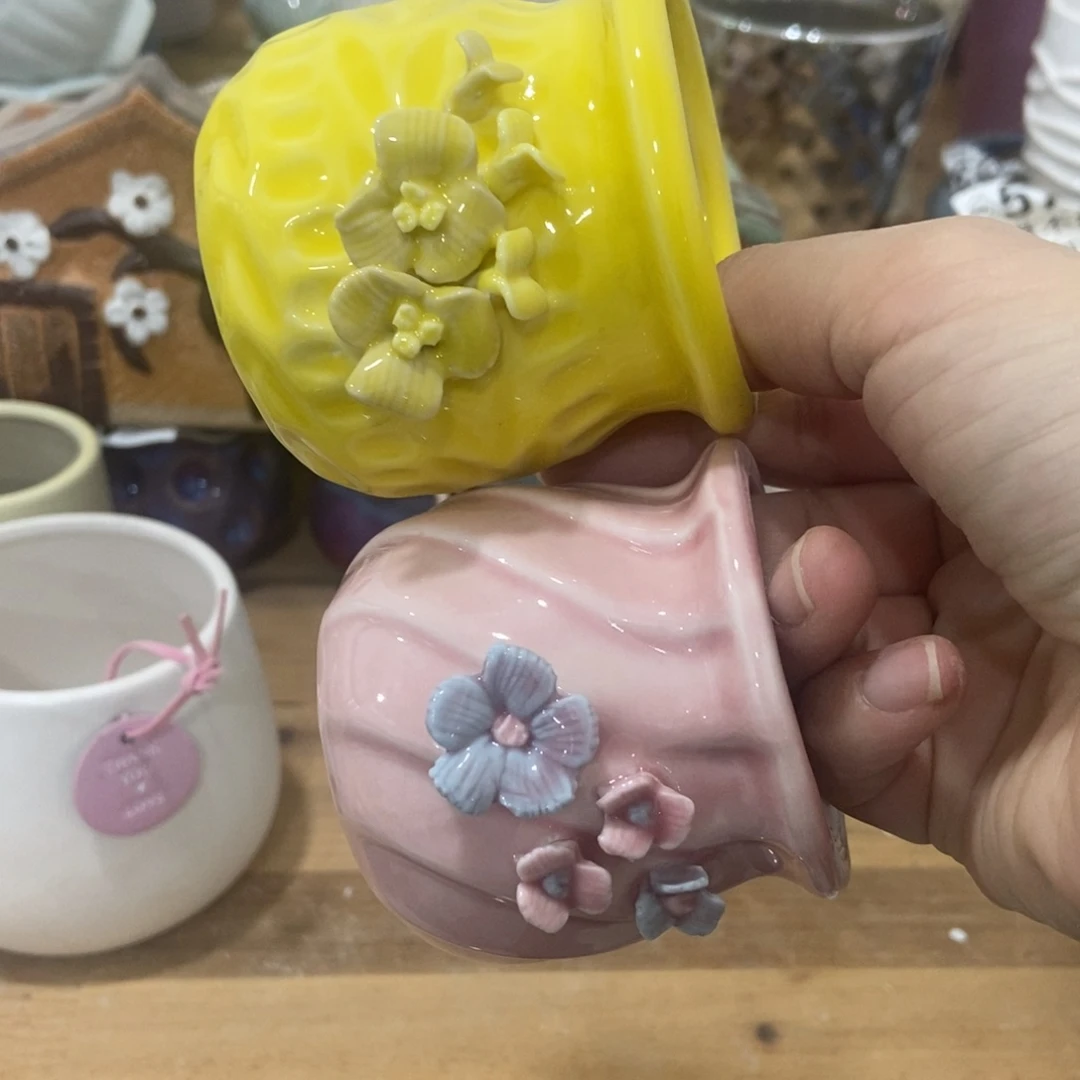 红陶高温陶瓷花盆