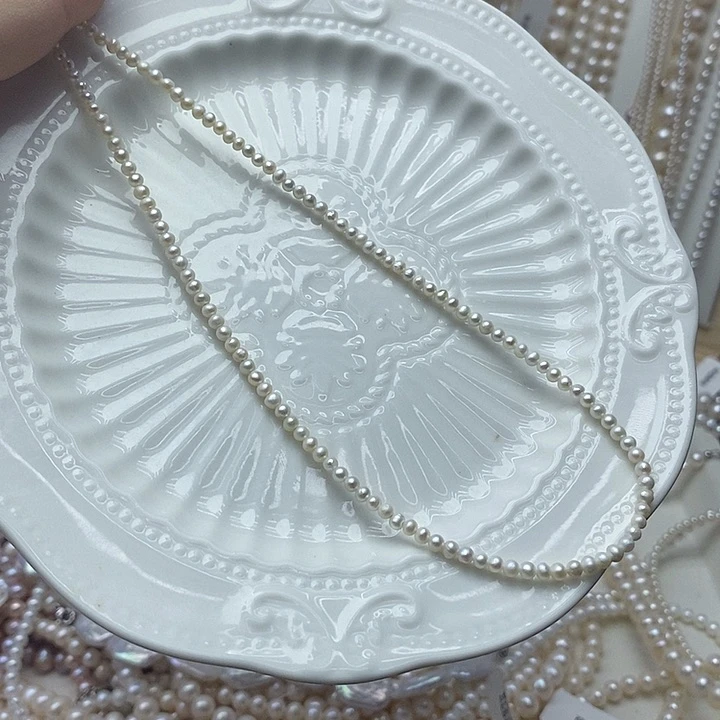 未镶嵌淡水珍珠3项链d30