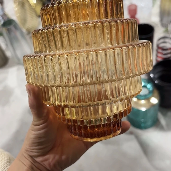 18厘米齿轮花瓶轻奢风