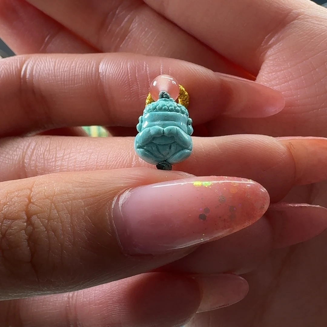 绿松石未镶嵌吊坠(不含链)不说佛