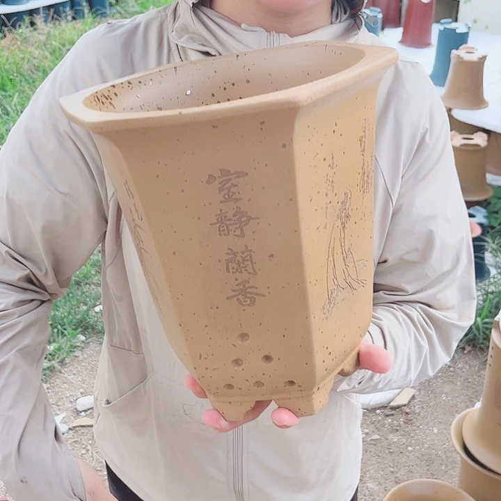 紫砂花盆宜兴紫砂精品花盆