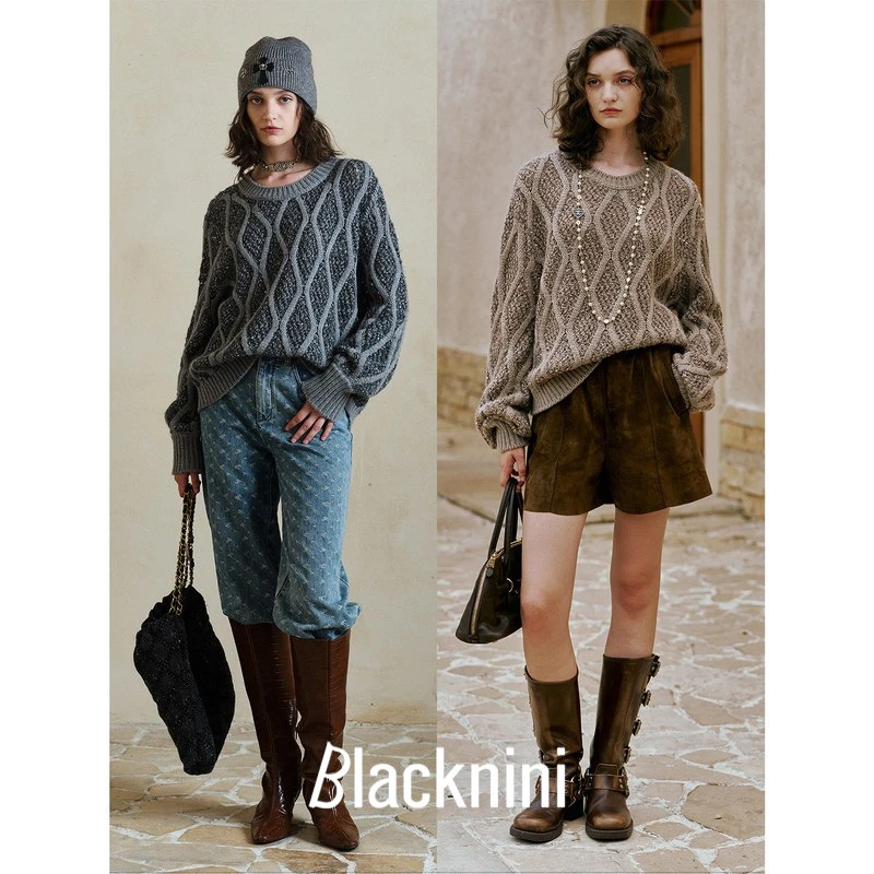blacknini "亮晶晶"康宝莱新澳羊毛羊绒羊驼毛珠片纱BE09DF075