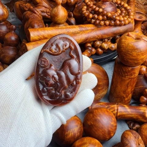 松木（琥珀木）无事牌