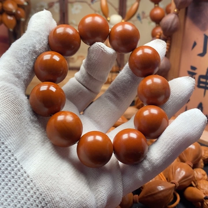 橄榄核手串/手链2.1光珠反油