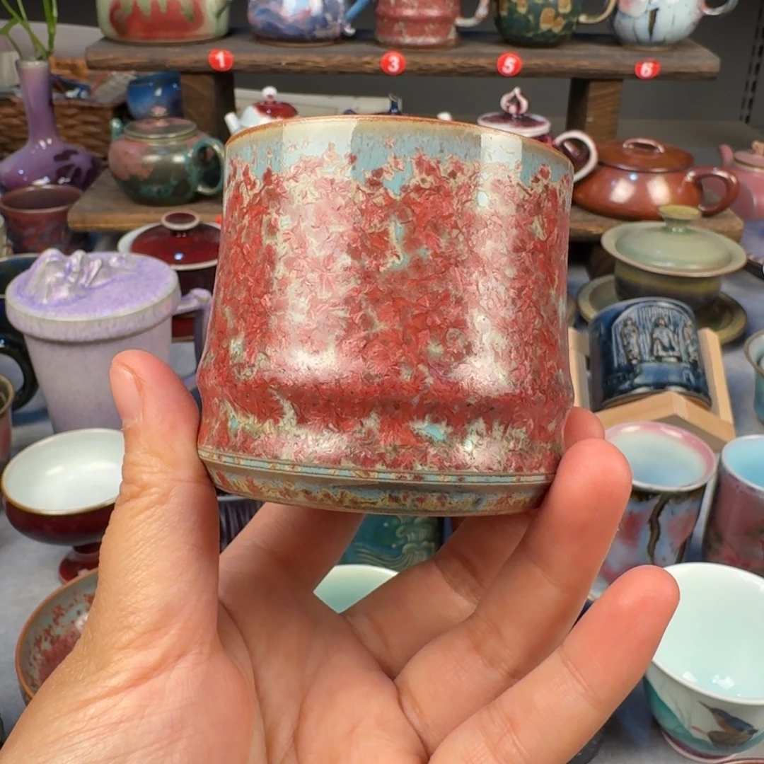 瓷片钧瓷单杯钧瓷单杯钧瓷单杯钧瓷