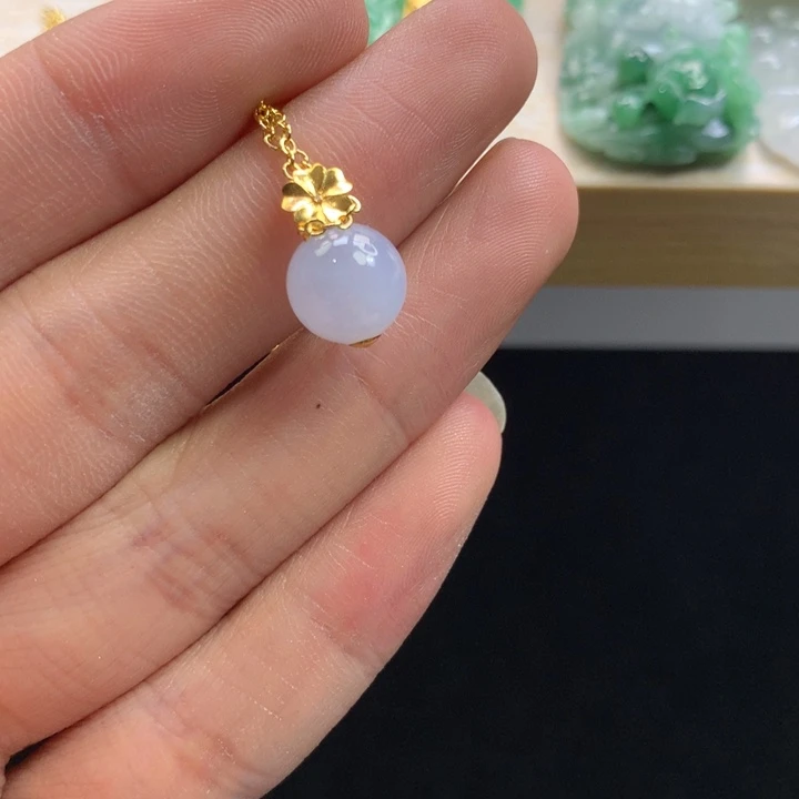 翡翠未镶嵌颈饰吊坠