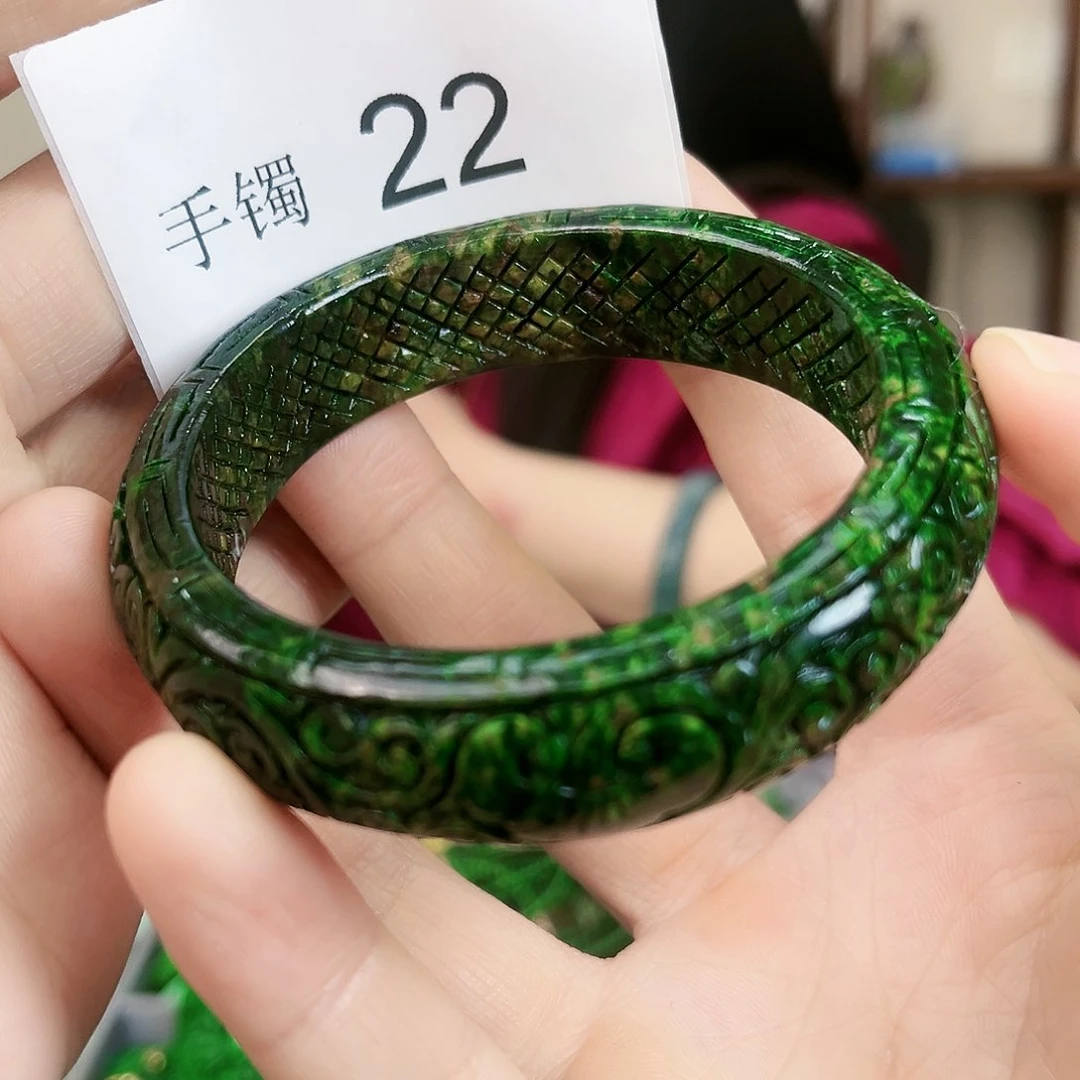 翡翠手镯未镶嵌手镯58