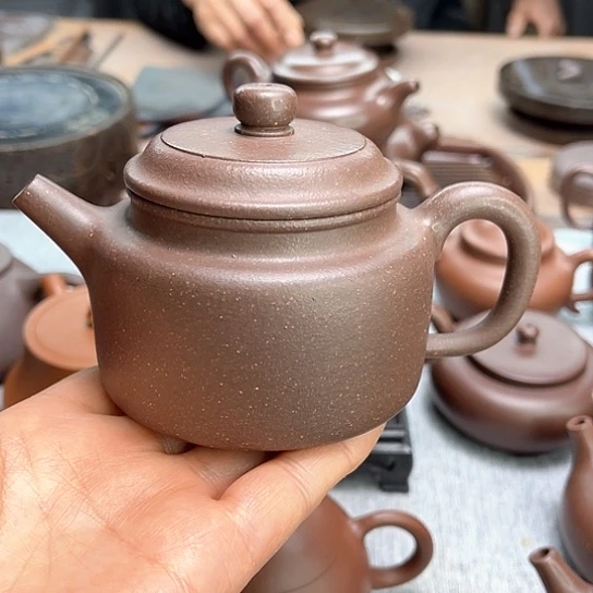 紫泥茶壶娱***樂黄龙山原矿