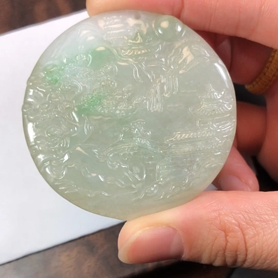 翡翠未镶嵌颈饰缅甸A货，每天下午1点半开播