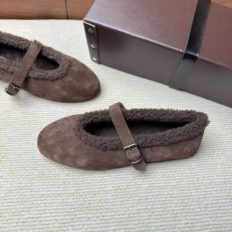 慵懒风休闲风雪地靴复古港风棉鞋秋冬