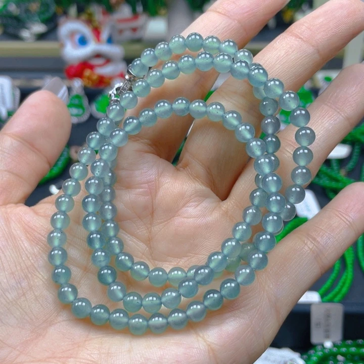 颈饰未镶嵌翡翠项链5