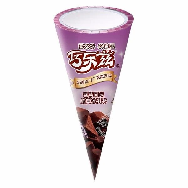 巧乐兹香芋口味脆筒冰淇淋香芋口味 73g网红雪糕雪糕同城配