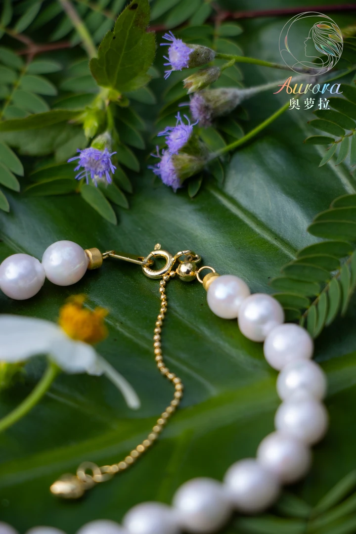 【奥萝拉珠宝】 海水珍珠耳饰 6.5-7MM SD033