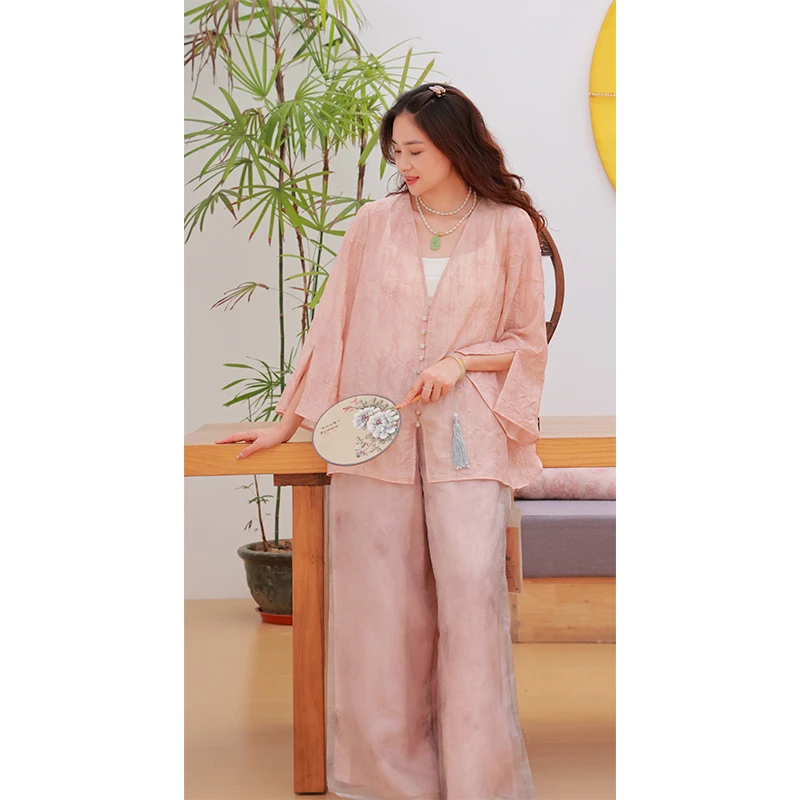 【门店同款】新中式上衣（25710321-绮霞）