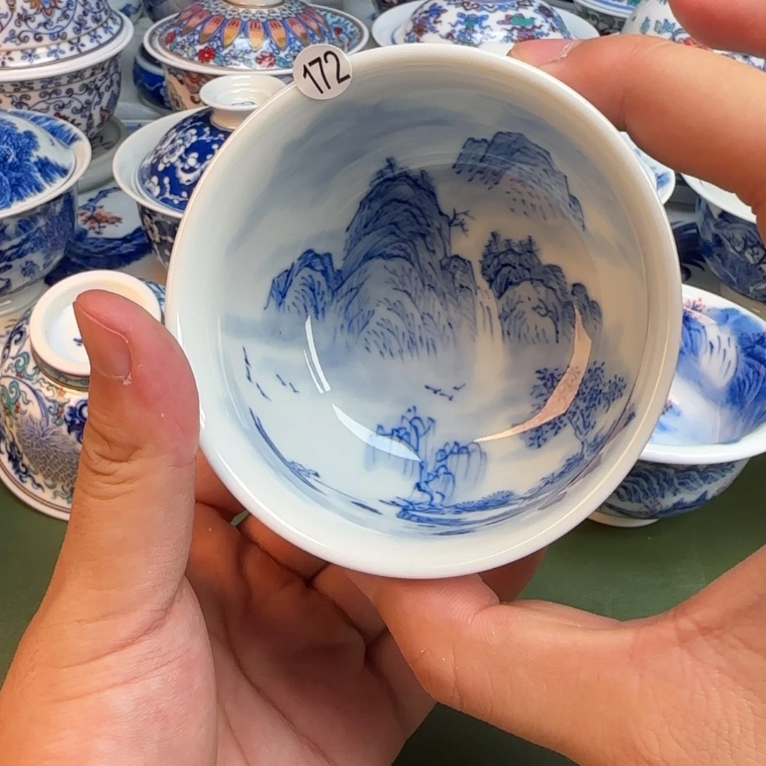 彦祖纯手工手绘茶具172