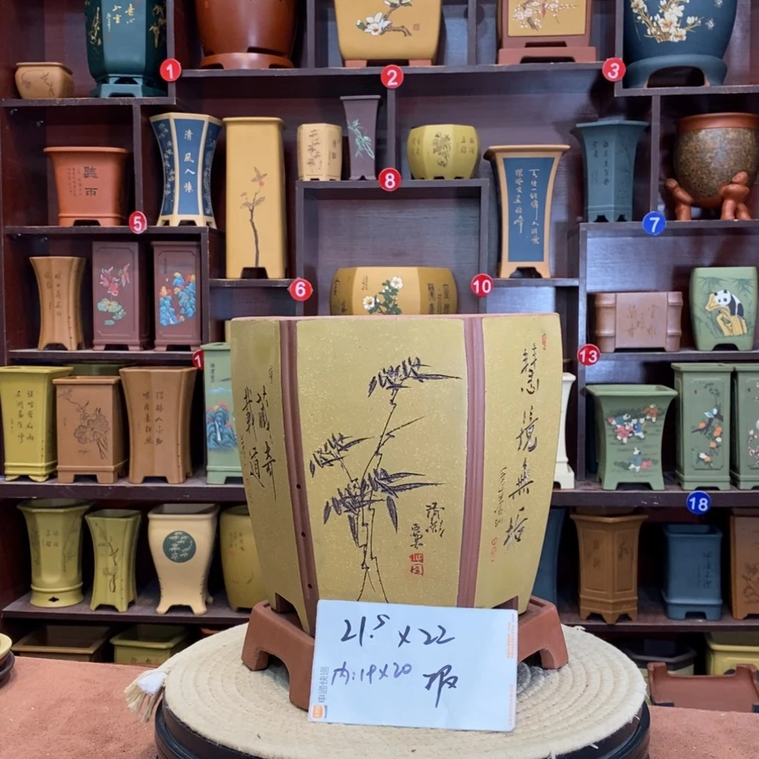 紫砂花盆紫砂花盆