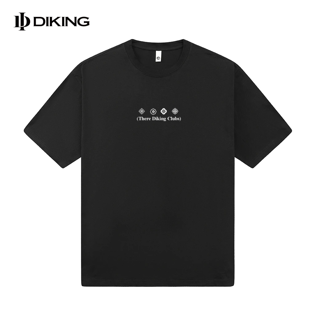 【达人专属】Di/帝牌2025夏季纯棉短袖情侣宽松休闲百搭男女同款T恤