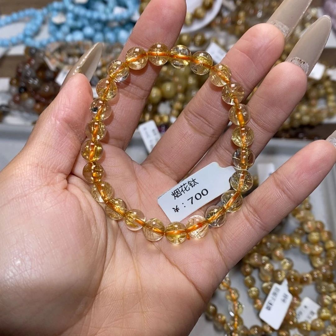 水晶手链未镶嵌豆*包手链