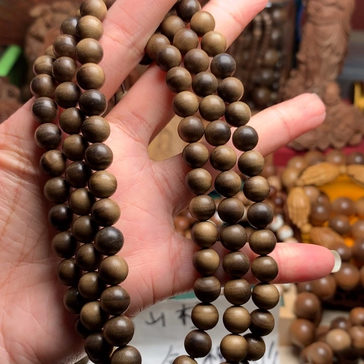 檀香木手串/手链老山檀0.8阴沉多圈