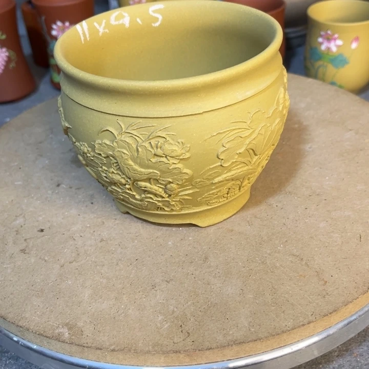 紫砂花盆紫砂花盆