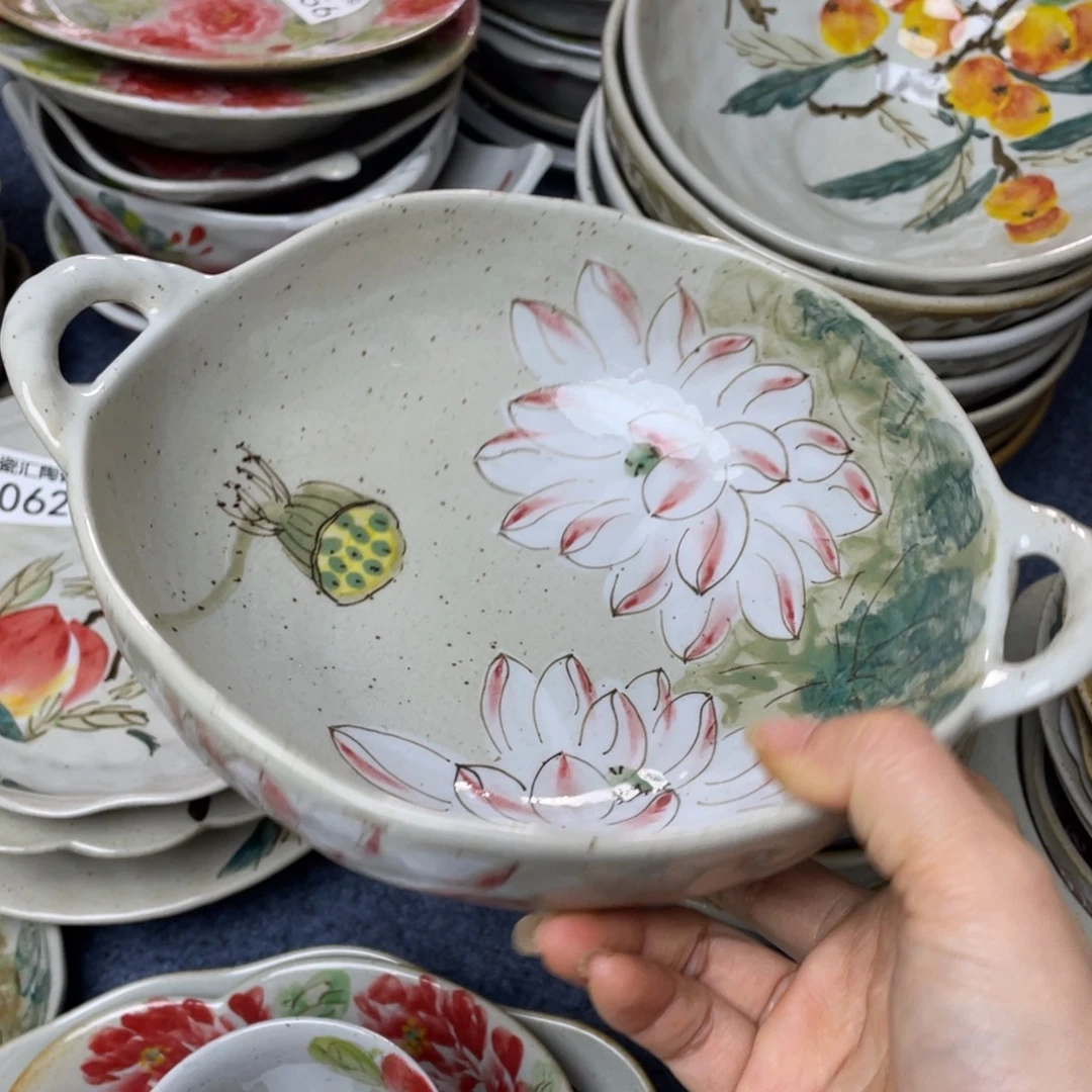 盘景德镇高温陶瓷8888