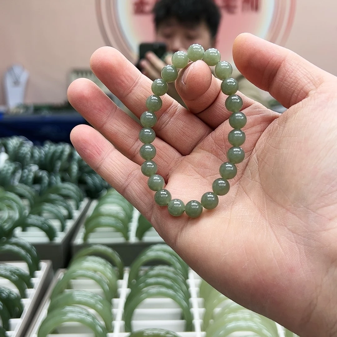 和田玉手串未镶嵌