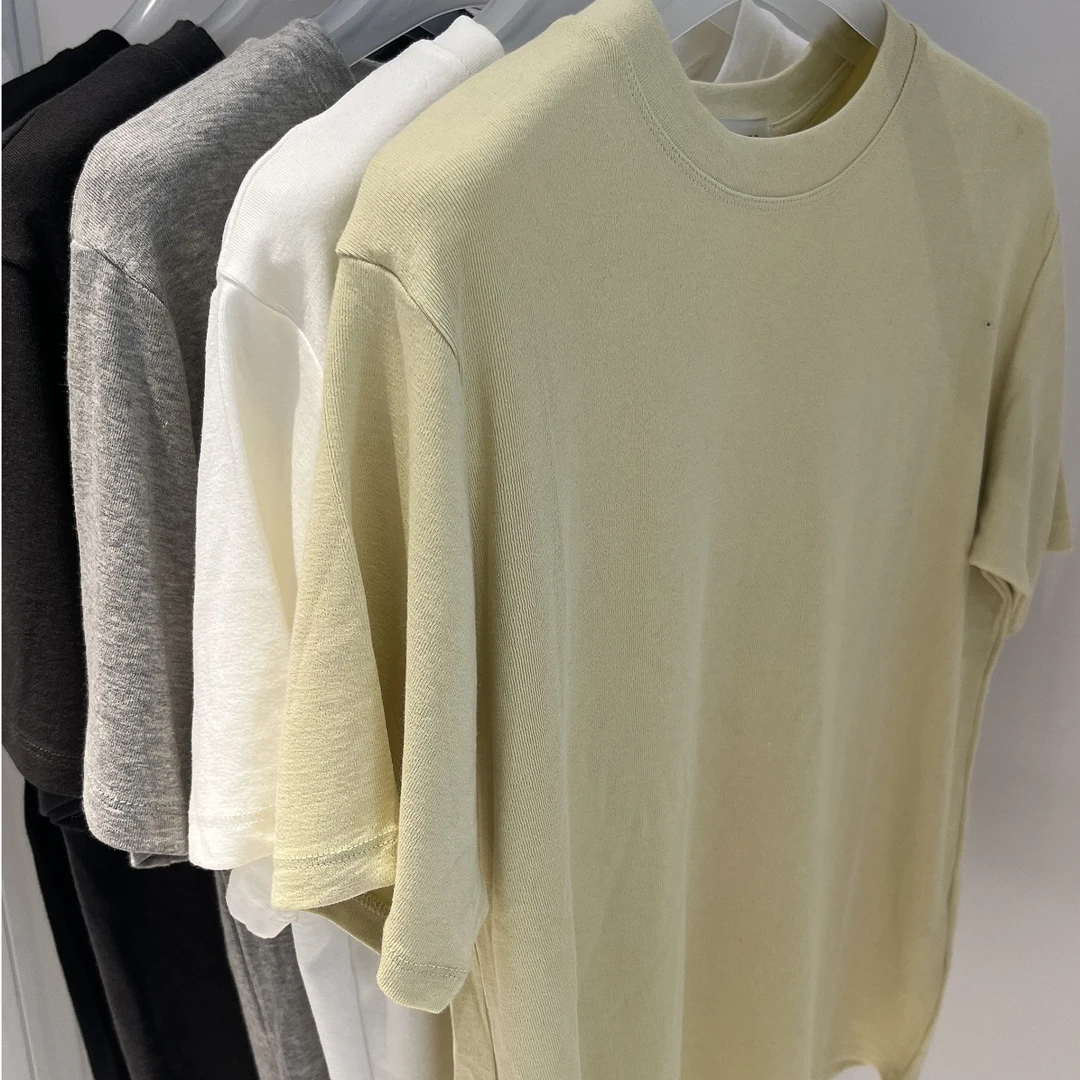 QQ糖！！！圆领净版弹力短袖T恤