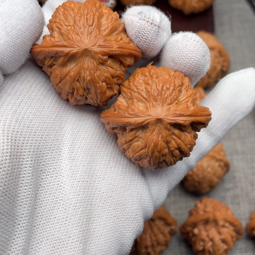 文玩核桃把件?****活40.8全品磨盘老款