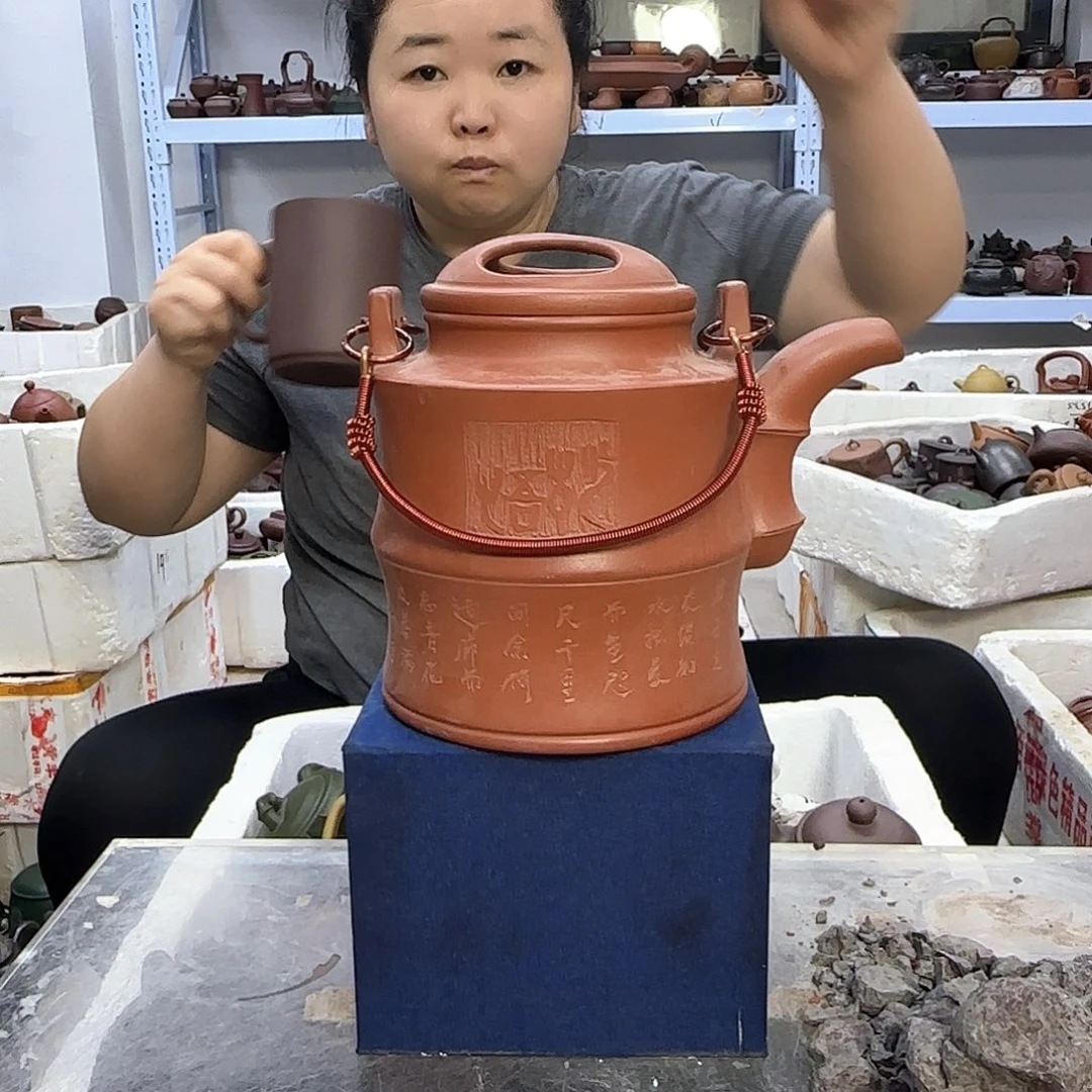 茶壶紫砂宜兴紫砂壶瑕疵