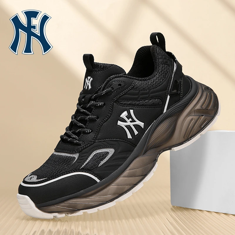 FN男鞋透气增高老爹鞋防滑时尚潮流休闲鞋跑鞋情侣款缓震跑步鞋男