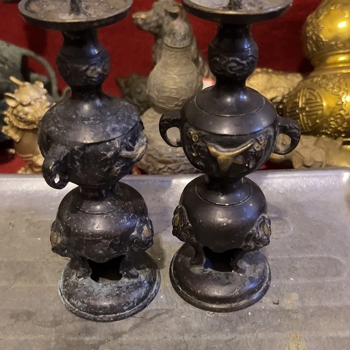 黄铜摆件，文房工艺品摆件