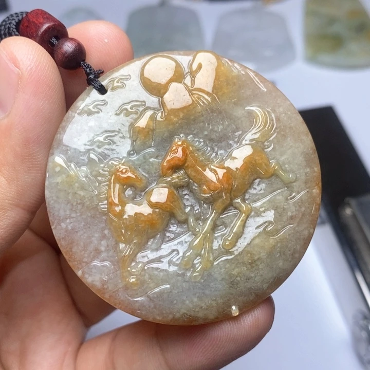 颈饰未镶嵌翡翠翡翠
