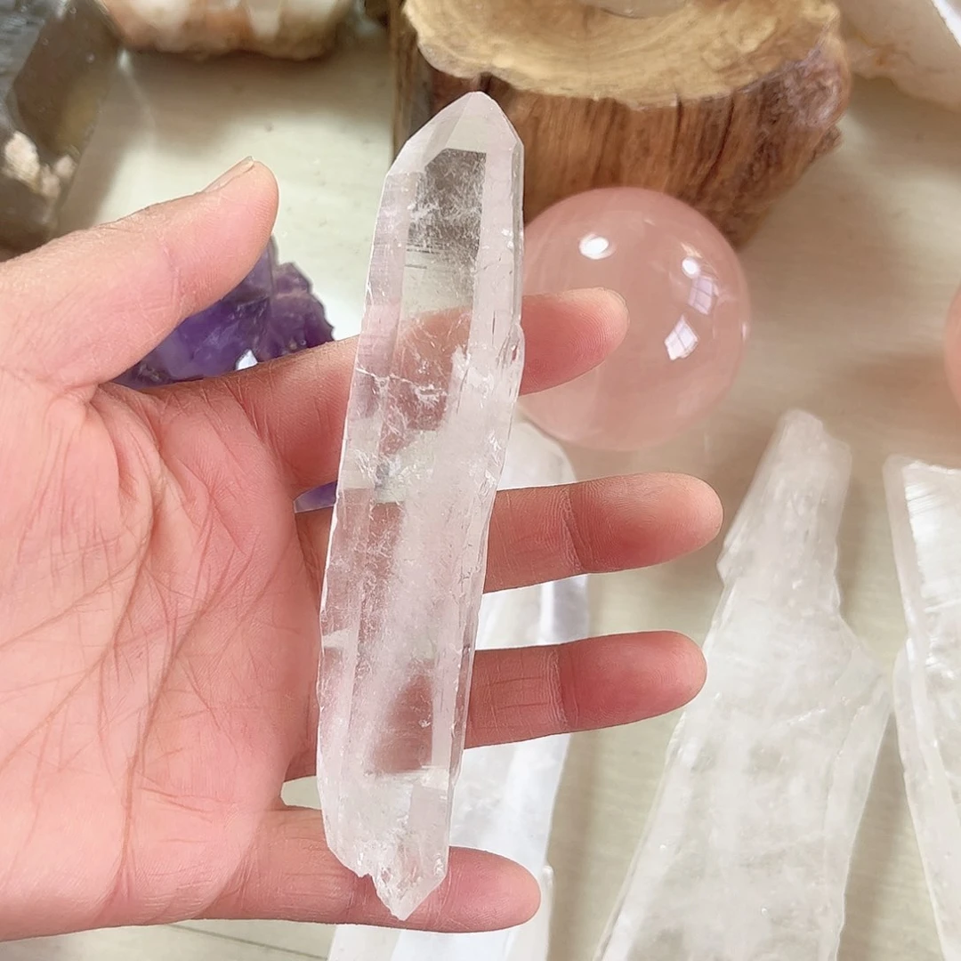 水晶天然水晶原石未镶嵌丫**欢