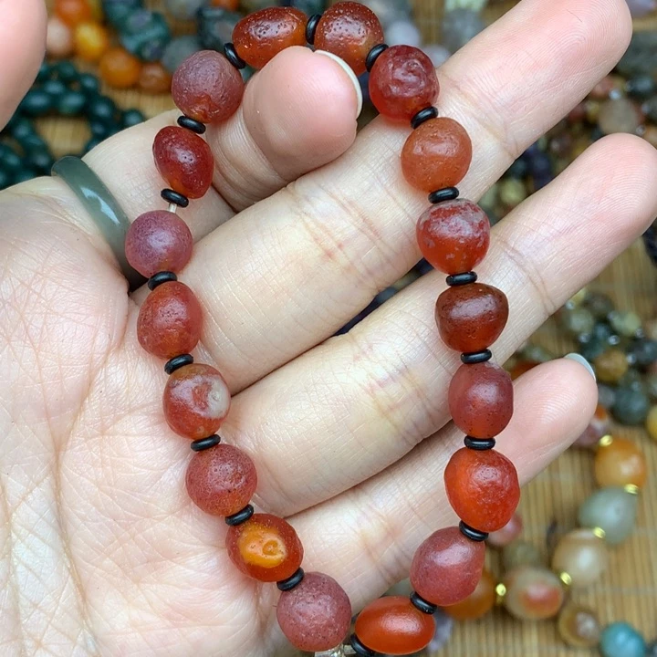 玛瑙/玉髓珠宝半成品未镶嵌一**长