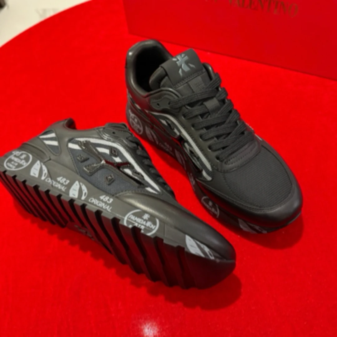 新品欧货高档 sidan 品牌男鞋2025新款百搭潮牌米字鞋透气休闲