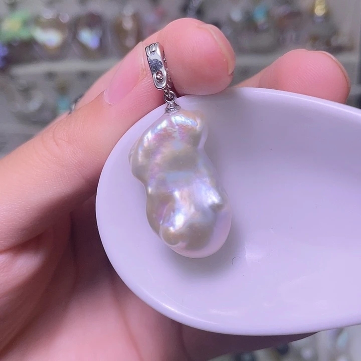 颈饰合金淡水珍珠44