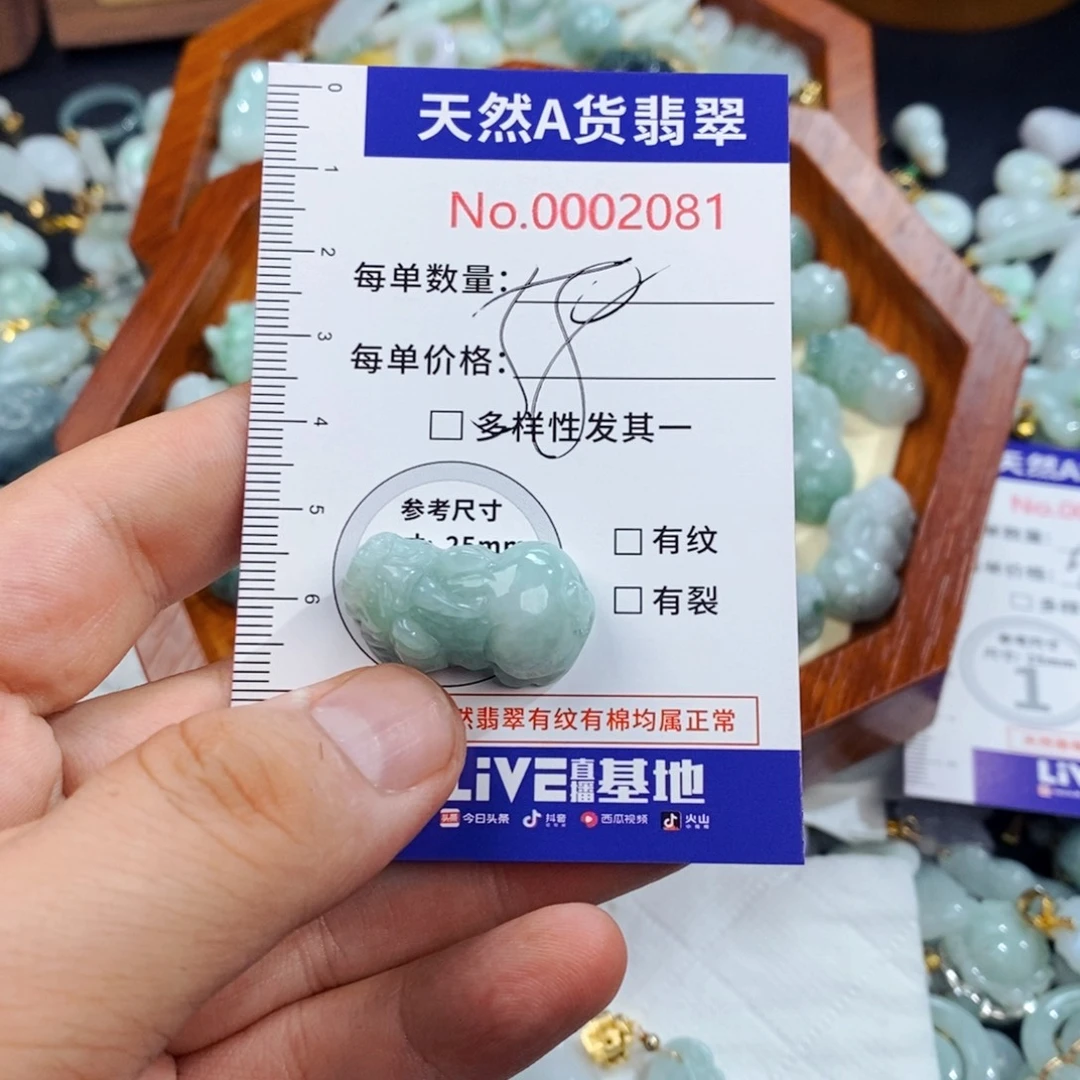 翡翠未镶嵌颈饰2081