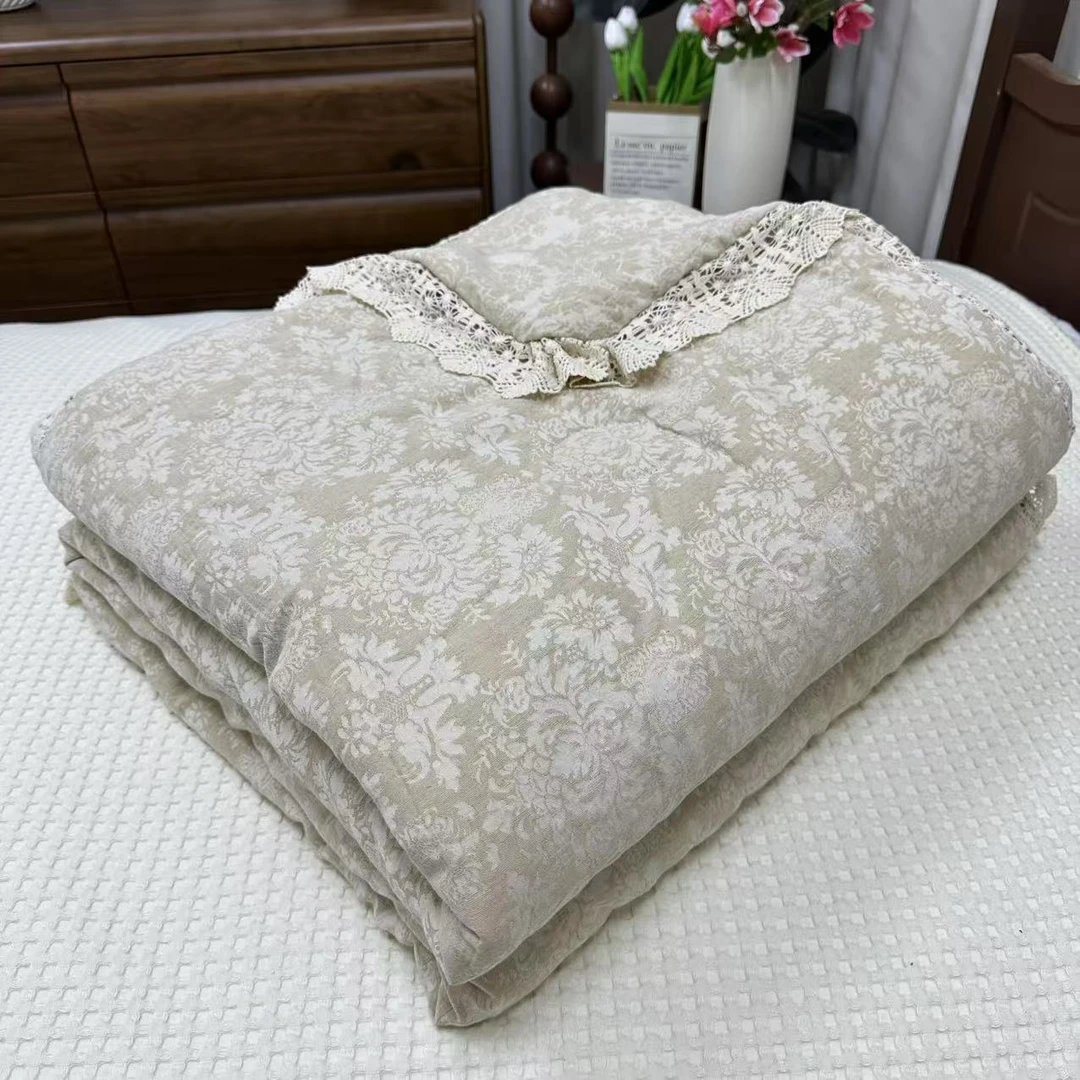 【工艺款】云之遥-云雾白麻生活有氧纱空调被2*2.3米（4斤左右）