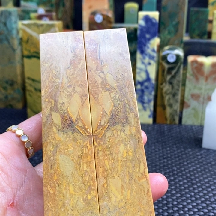 云南石冬**暖青田石印章石