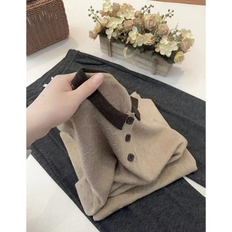 丽丽家~卡布奇诺飞飞袖显瘦气质洋气时尚上衣