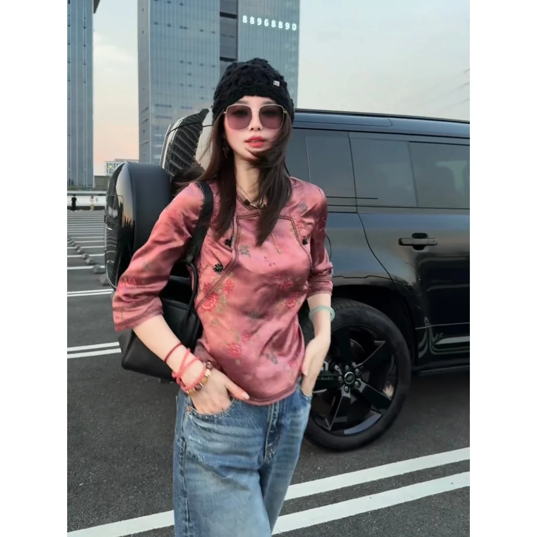 新中式女装国风上衣禅意气质独特高端精致唐装小衫女2025秋季新款