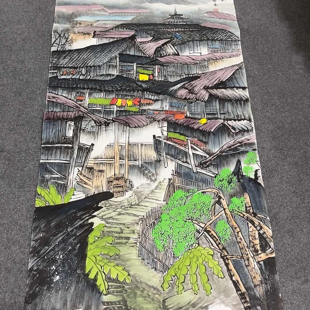 国画LT国画单幅任发70x140