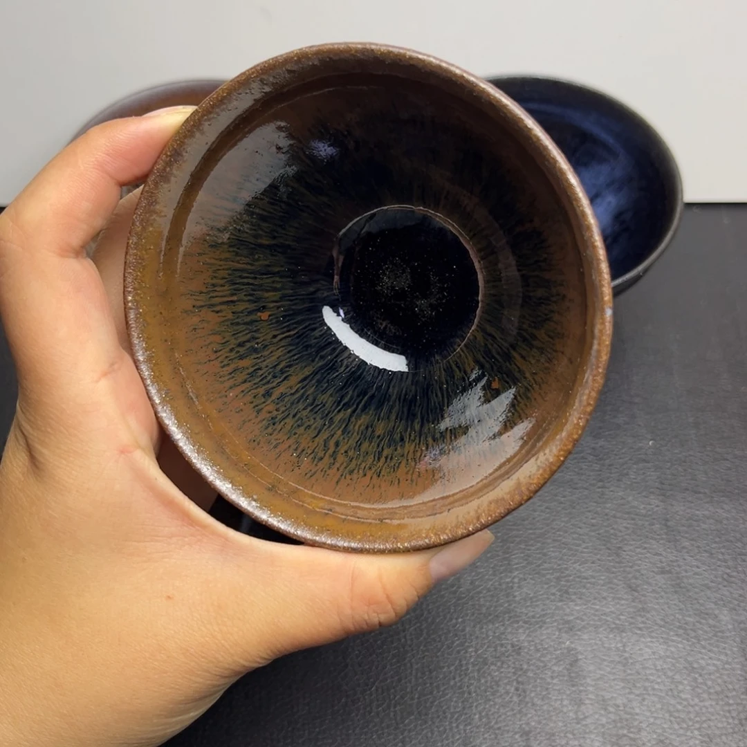 秋***雨手柄款水晶玻璃茶盏1111111