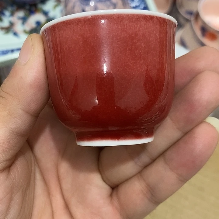 摆件陶景德镇陶瓷主人杯13444