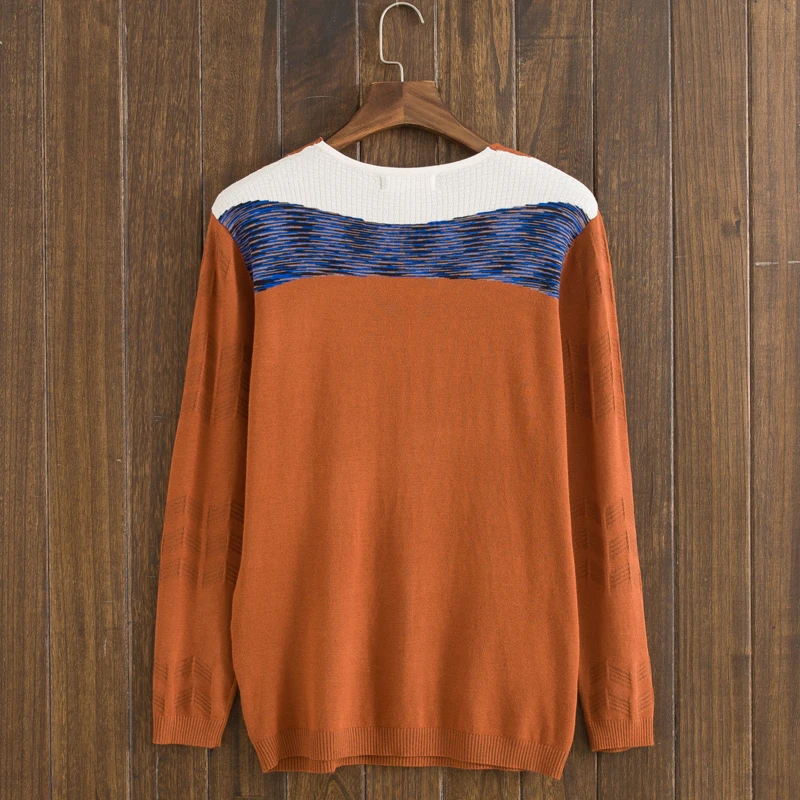 轻薄款针织衫男鸡心领毛衣春秋款休闲舒适