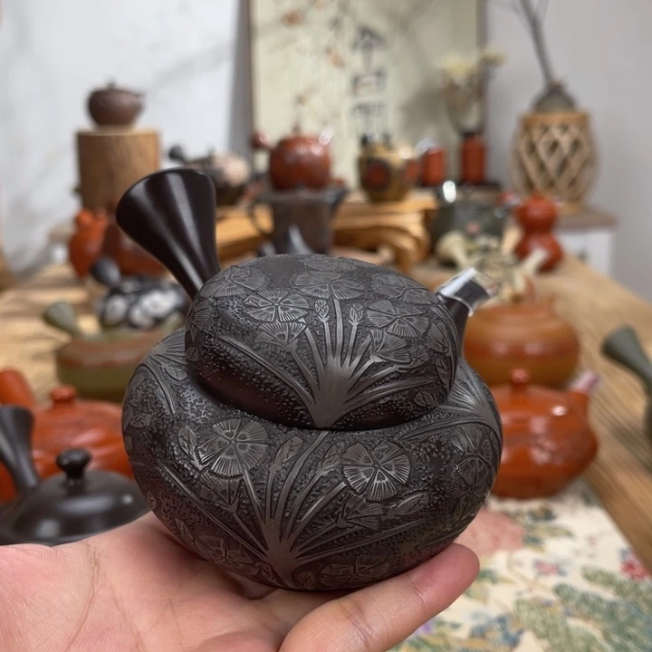 阴***对常滑二代舜园茶壶