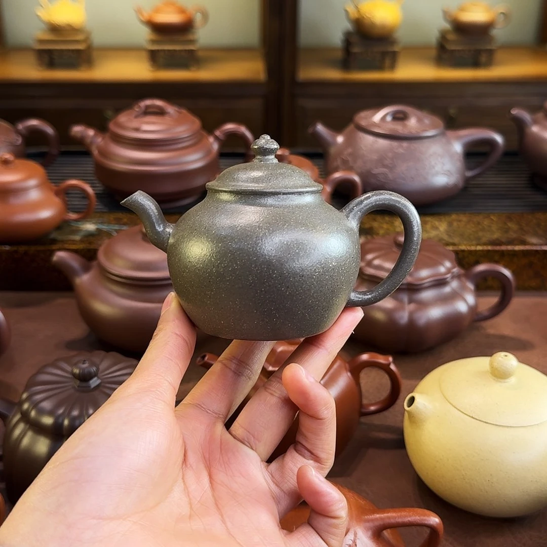 紫砂茶壶小莲子，青段