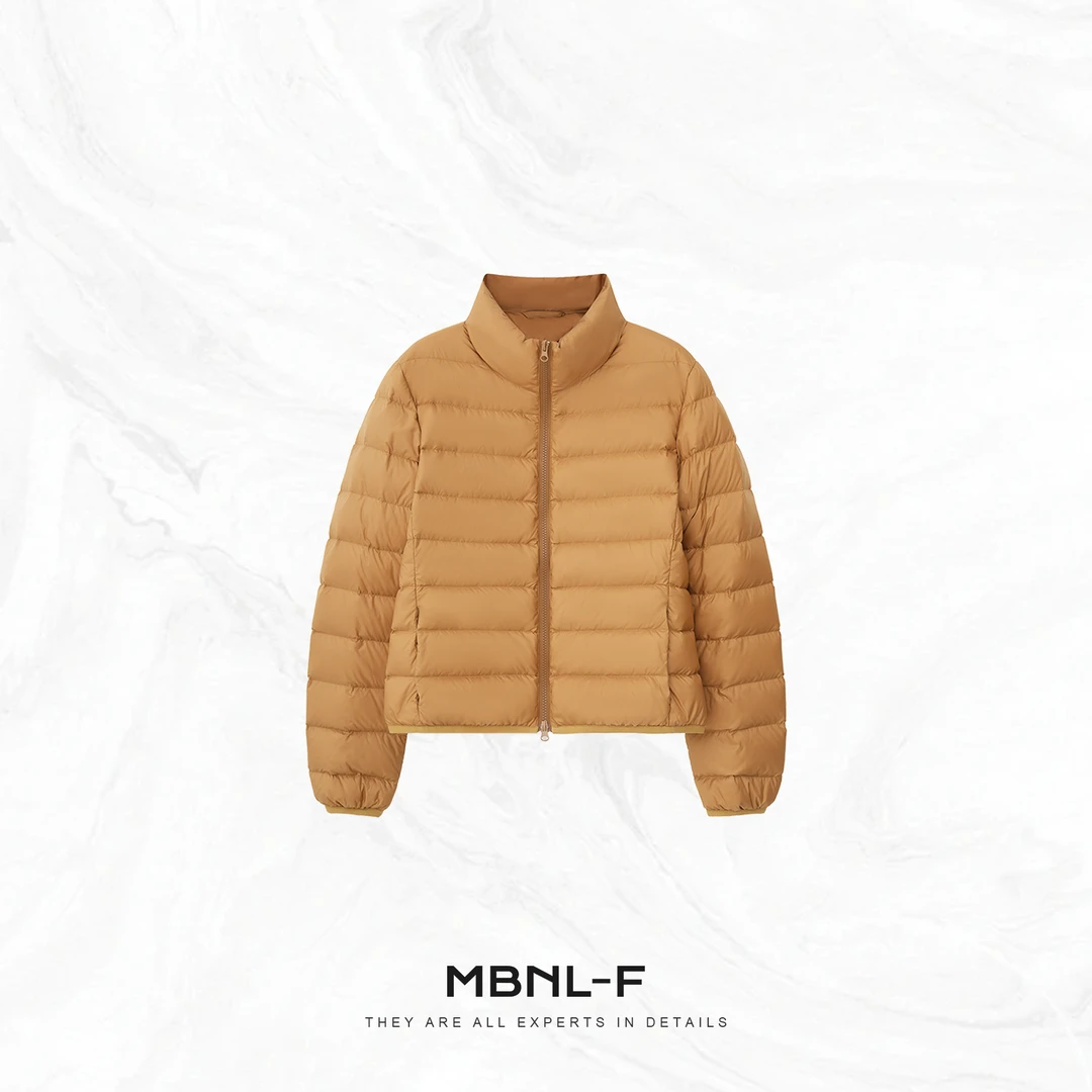 MBNL-F“橘色排骨鹅绒” 时尚感立领90白鹅绒服 秦磊XM-XYR3762