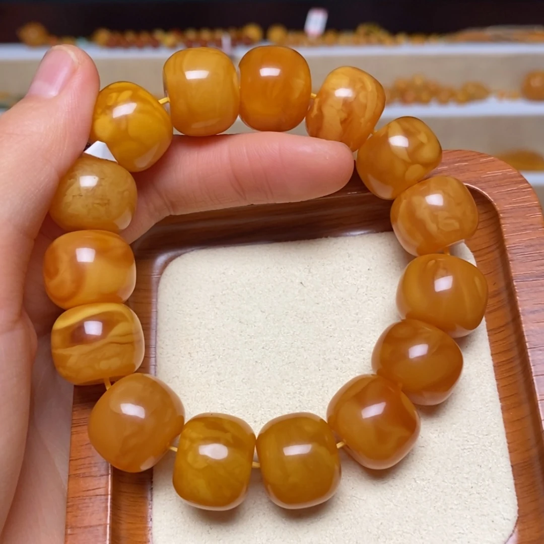 【闪购商品】未镶嵌蜜蜡手链手串