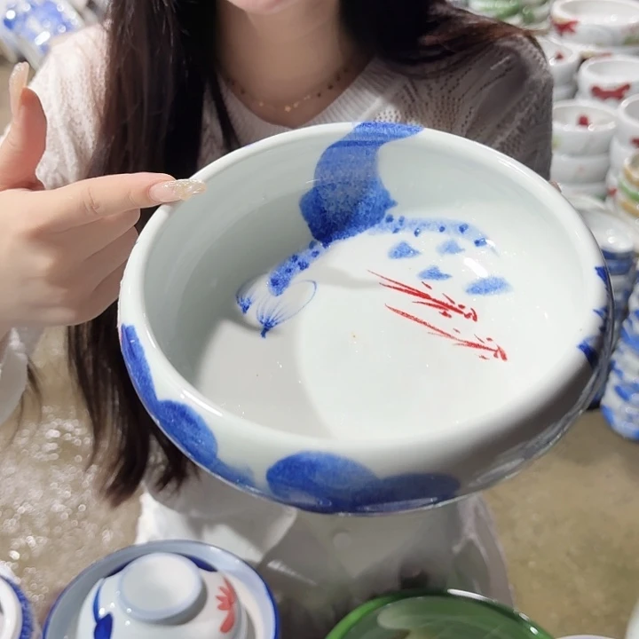 瓷片口径20厘米 高度6厘米